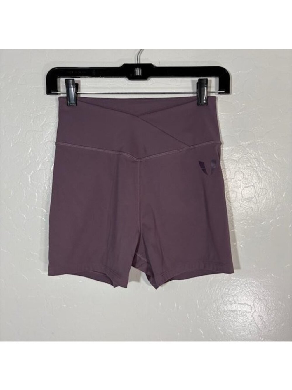 FIRM ABS Shorts Womens Medium Purple High Rise 3 Inch Inseam Athletic Workout